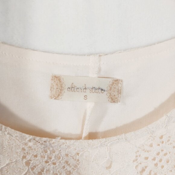 Altar'd State, Dress, Ivory Floral Lace A-line , Sleeveless, Small, Country, Fem - Picture 2 of 14